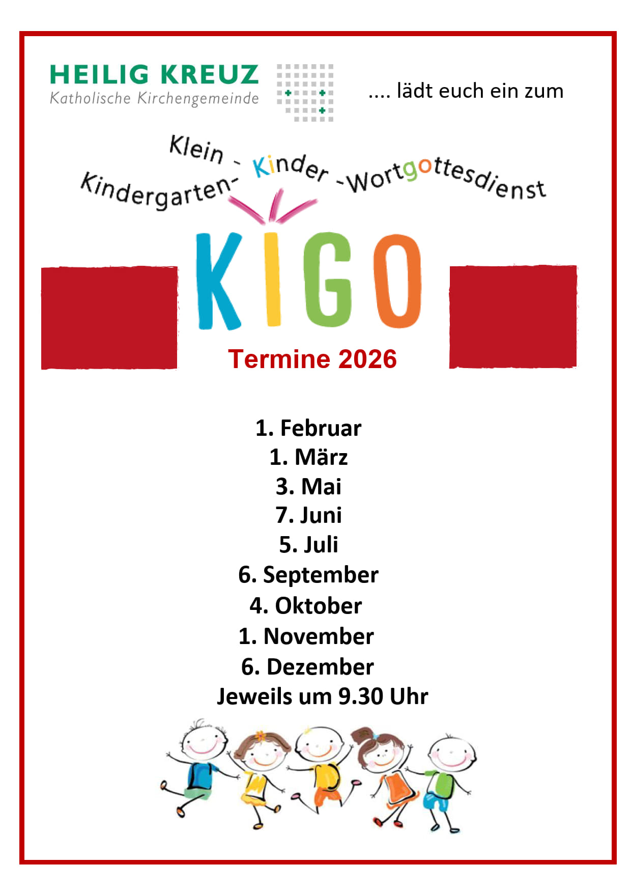 KiGo Termine 2026