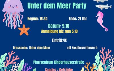 Messdiener:innen „Unter dem Meer-Party“ am 9. Oktober