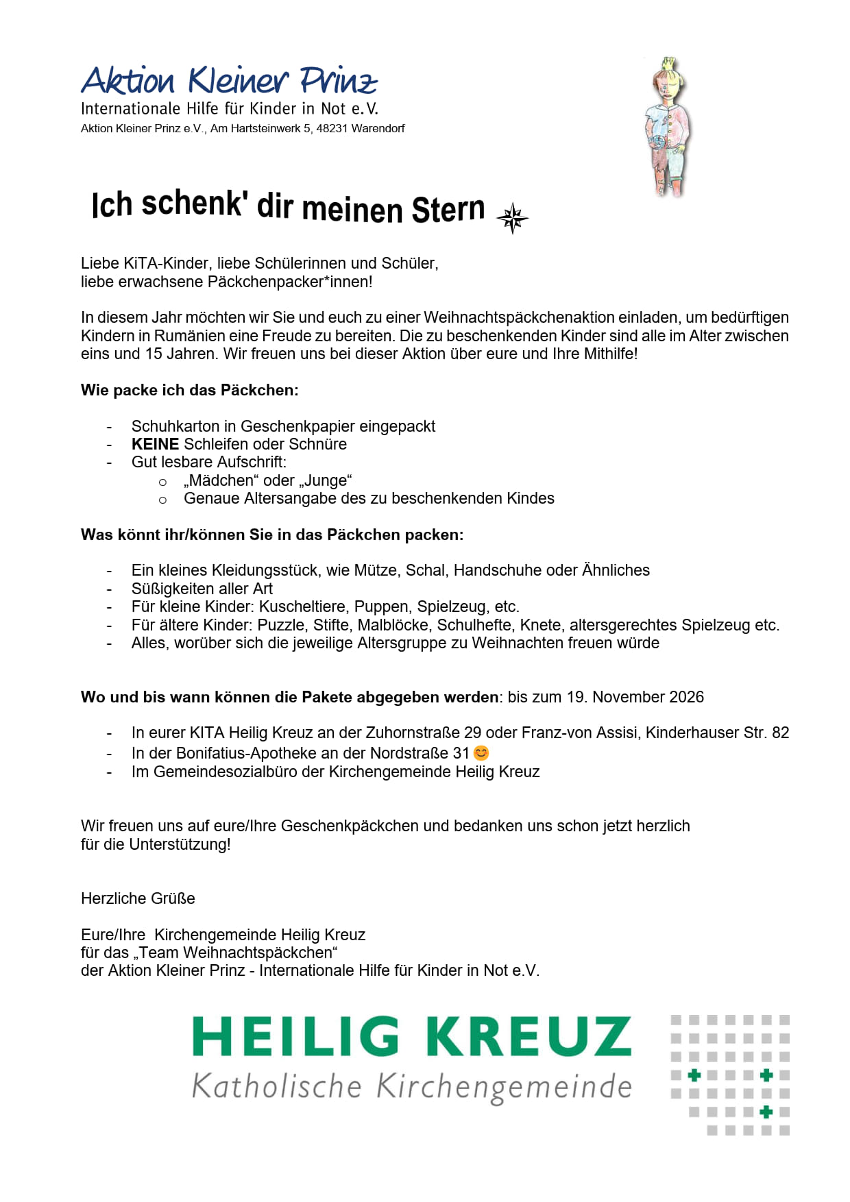 Weihnachten im Schuhkarton